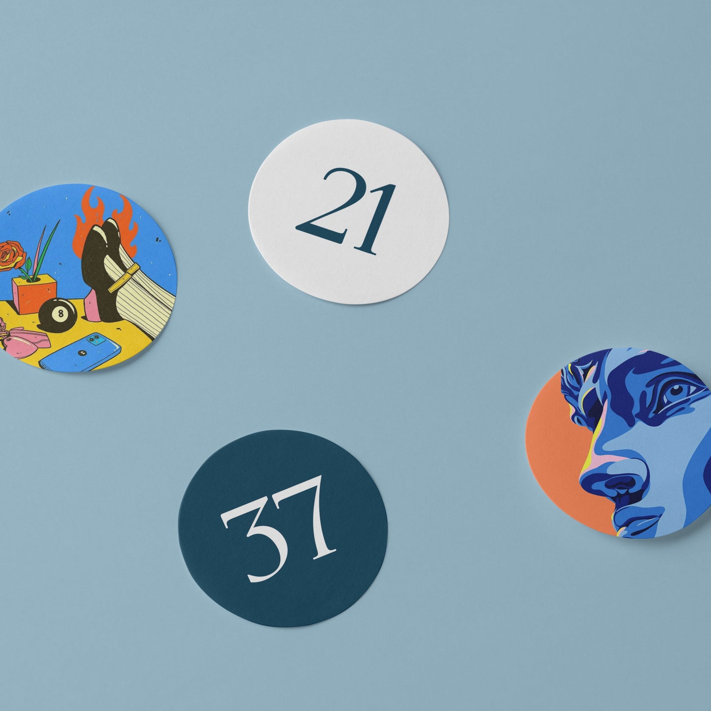 Circle Die-cut Stickers