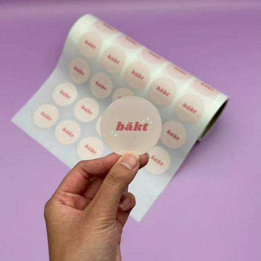 Circle Paper Roll Labels